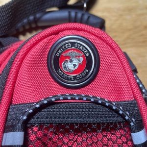 Red Marines minipack with adjustable strap